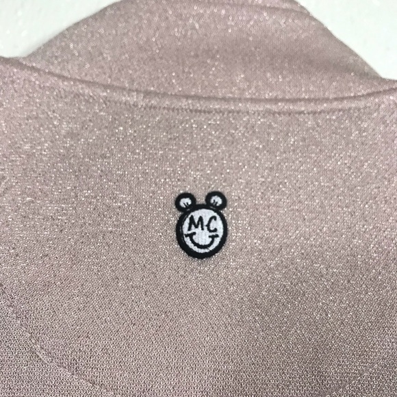 Converse X Miley Cyrus Glitter Track Jacket Pink M - Picture 5 of 7